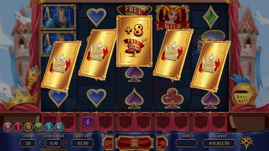 The Royal Family slot screen 3