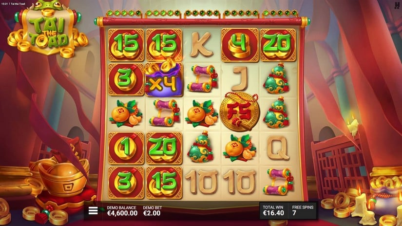 Tai the Toad slot screen 4