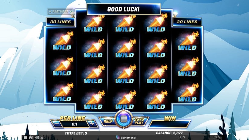 Winter’s Gold slot screen 5