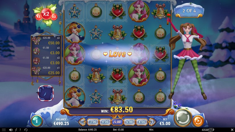Moon Princess Christmas Kingdom slot screen 6