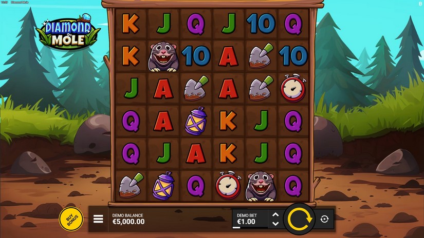 Diamond Mole slot screen 1