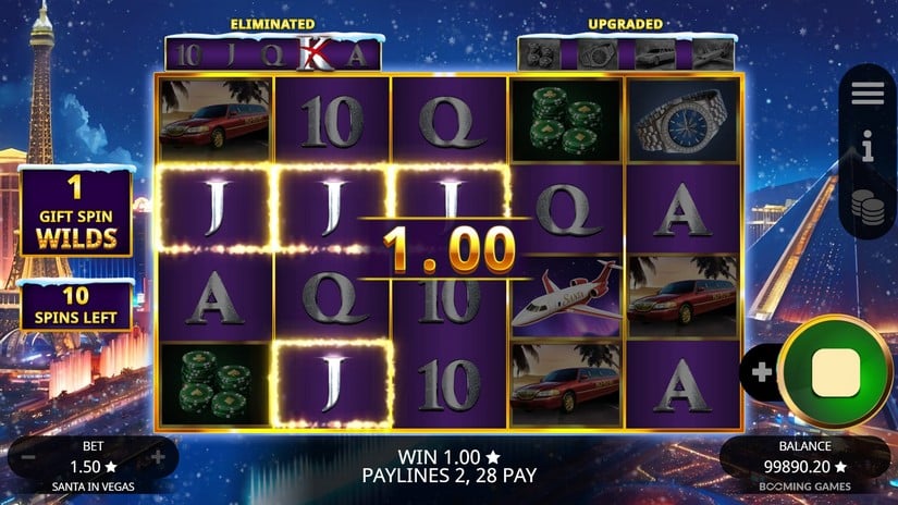 Santa In Vegas slot screen 4