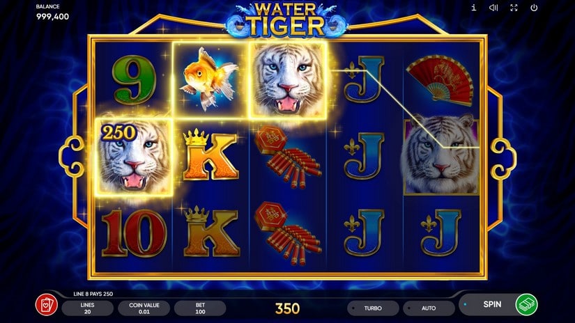 Water Tiger slot screen 3