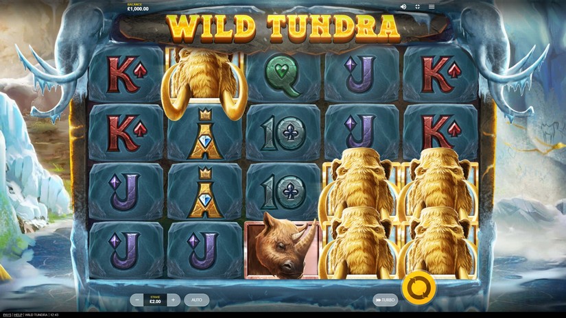 Wild Tundra slot screen 1