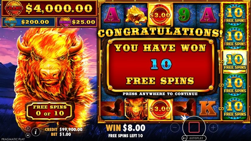 Fire Stampede 2 slot screen 3