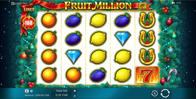 Fruit Million slot screen 1
