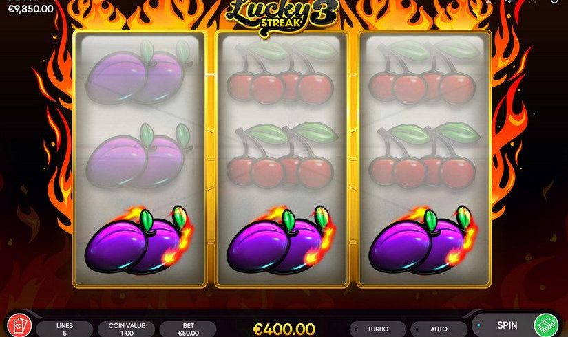 Lucky Streak 3 slot screen 1