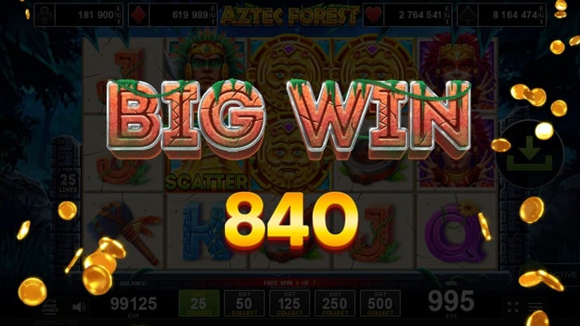 Aztec Forest slot screen 6