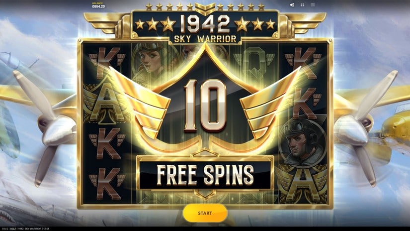 1942: Sky Warrior slot screen 7