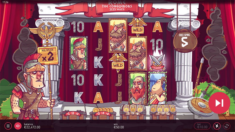 Rome – The Conquerors slot screen 4