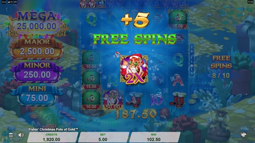 Fishin’ Christmas Pots Of Gold slot screen 7