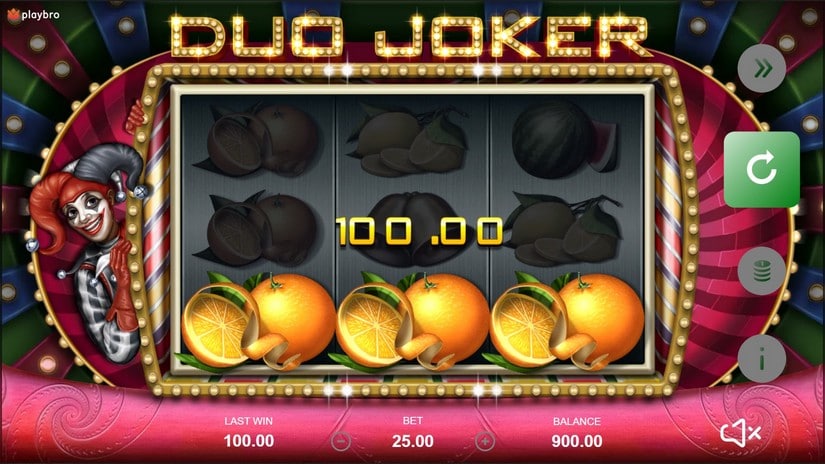 Duo Joker slot screen 1