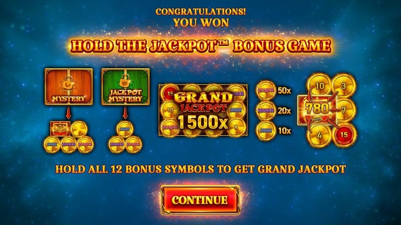12 Coins™ Grand Gold Edition slot screen 3