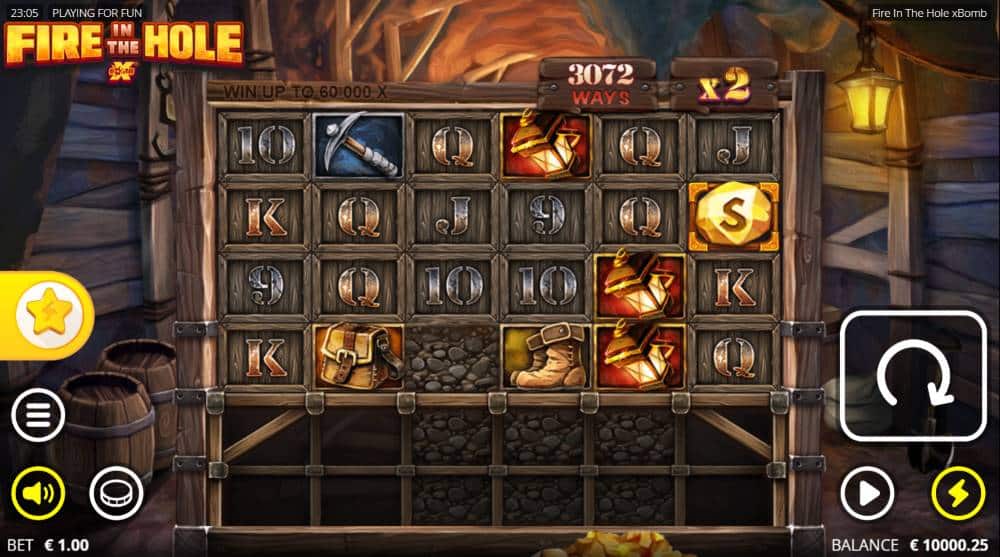 Fire in the Hole main game