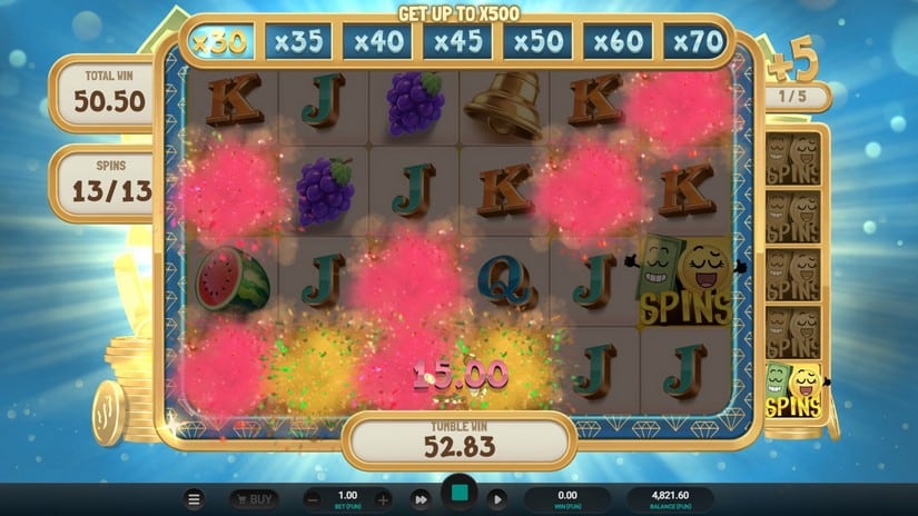 Bill & Coin slot screen 4