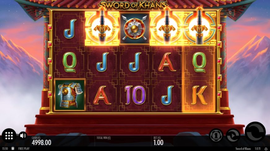 Sword of Khans slot screen 2