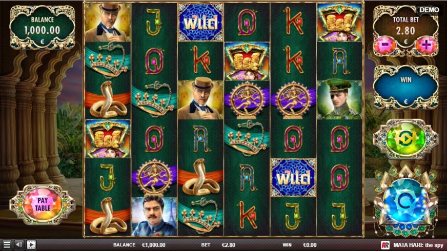 Mata Hari The Spy slot screen 1