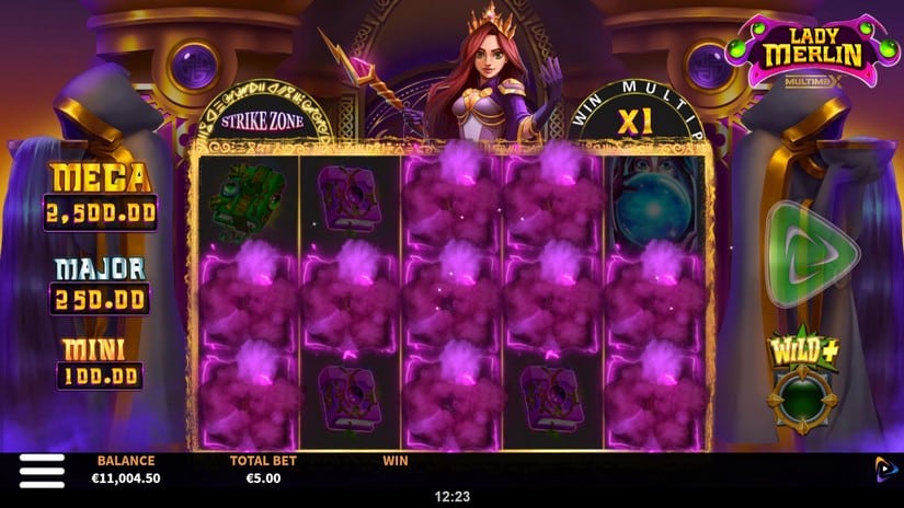 Lady Merlin MultiMax slot screen 4