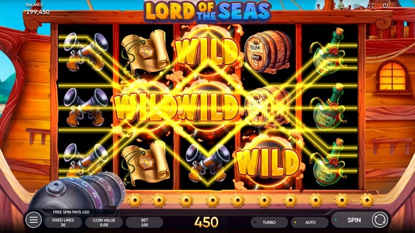 Lord Of The Seas slot screen 4