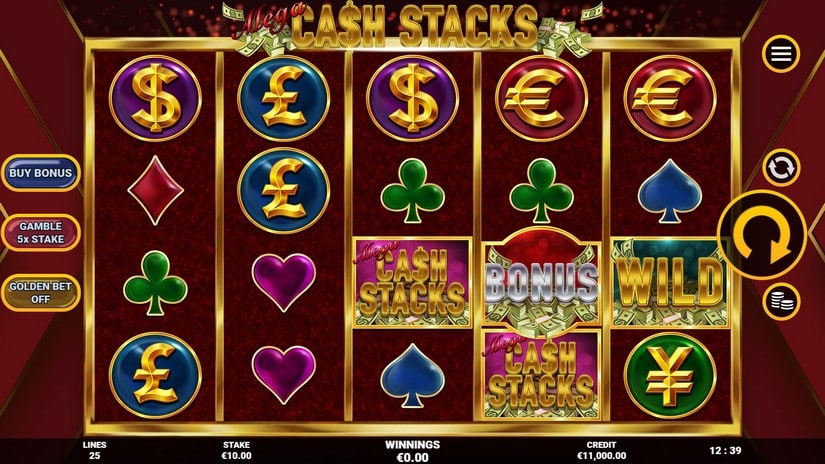Mega Cash Stack slot screen 1