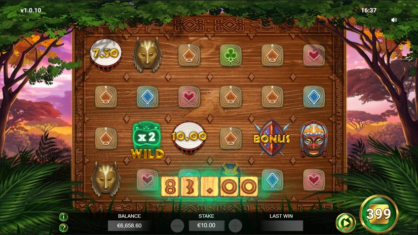 Jambo Cash slot screen 3