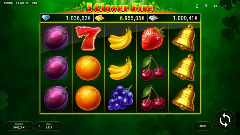 5 Clover Fire slot screen 1