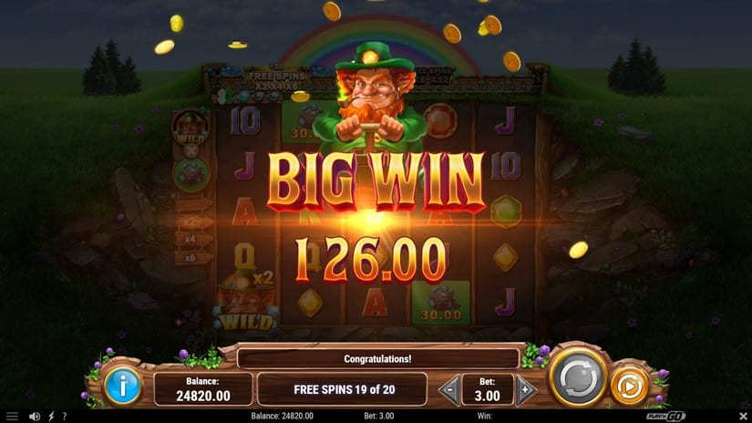 Shamrock Miner slot screen 8