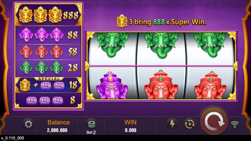 Super Rich slot screen 1
