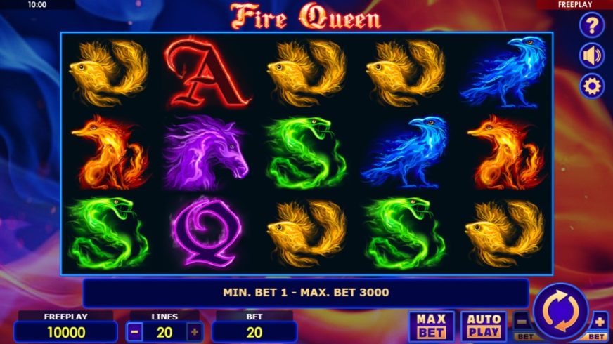 Fire Queen slot screen 1
