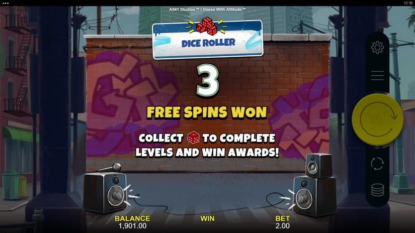 Geese With Attitude slot screen 3