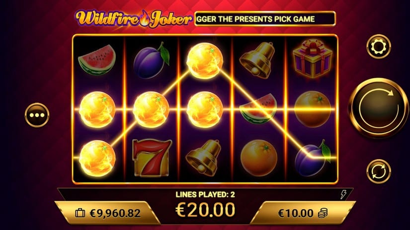 Wildfire Joker slot screen 2