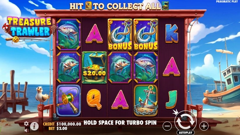 Treasure Trawler slot screen 1