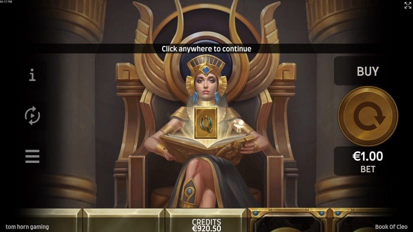 Book of Cleo slot screen 4