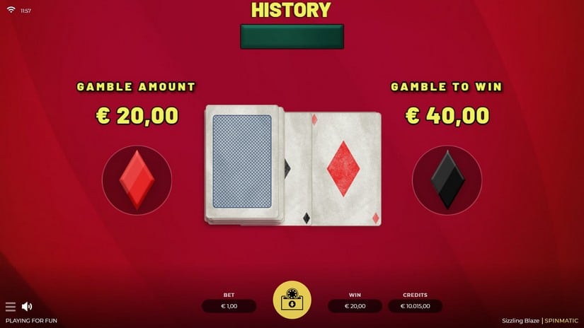 Sizzling Blaze slot screen 4