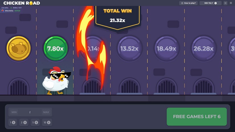 Chicken Road Bonus slot screen 5