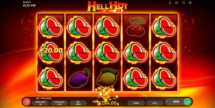 Hell Hot 20 slot screen 5