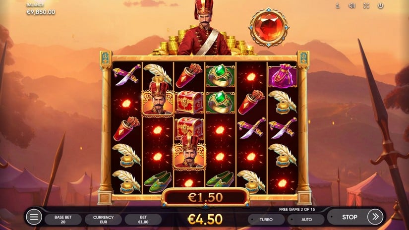 Janissaries slot screen 3