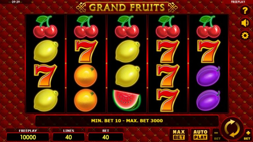 Grand Fruits slot screen 1