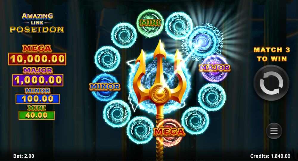 play free Amazing Link Poseidon slot