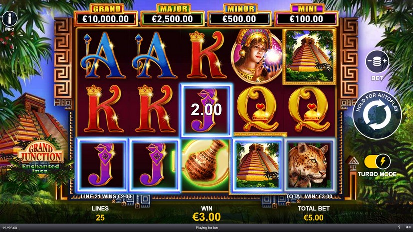 Grand Junction Enchanted Inca slot screen 2