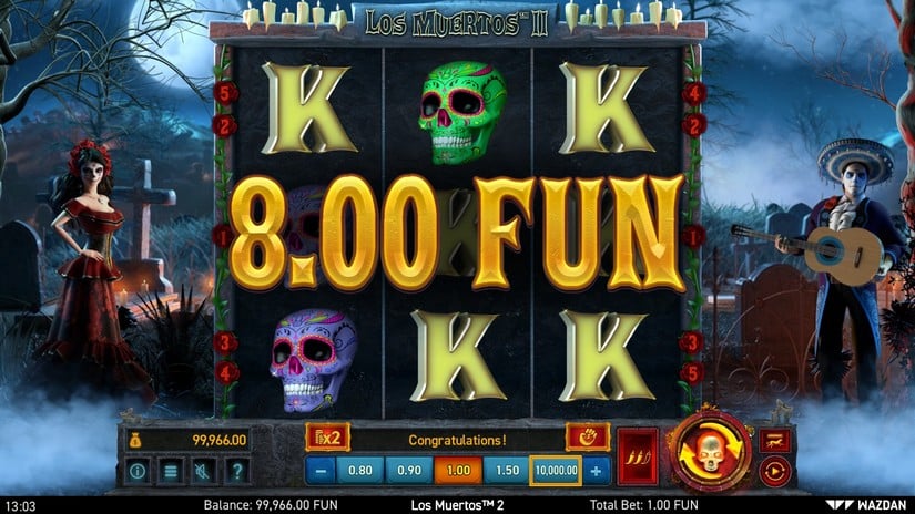 Los Muertos™ II slot screen 3