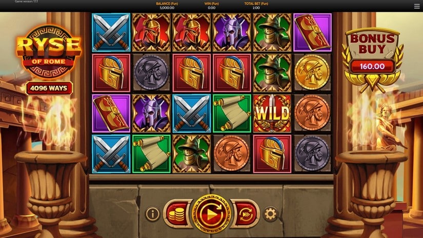 Ryse of Rome slot screen 1