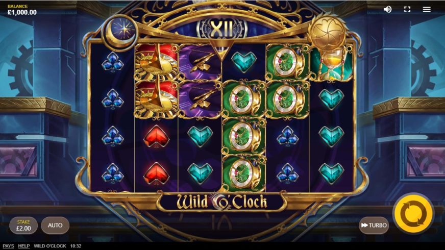 Wild O’Clock slot screen 1