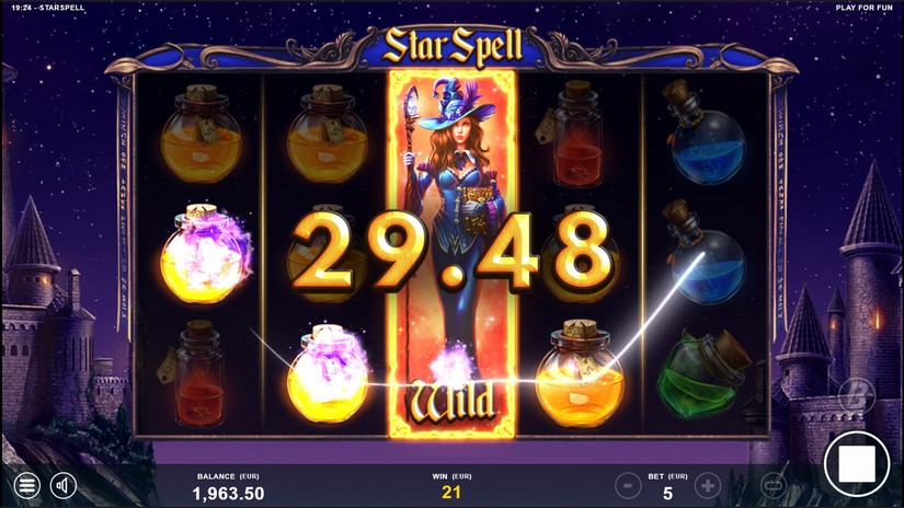 Star Spell slot screen 5