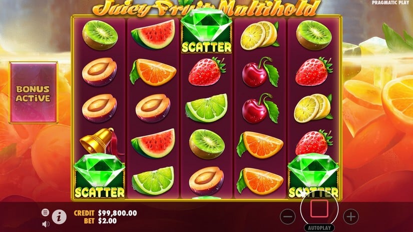 Juicy Fruits Multihold slot screen 2