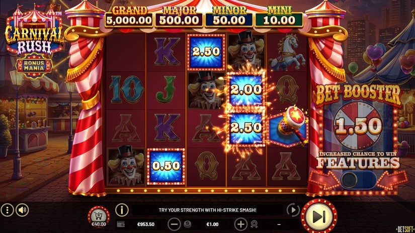 Carnival Rush slot screen 5