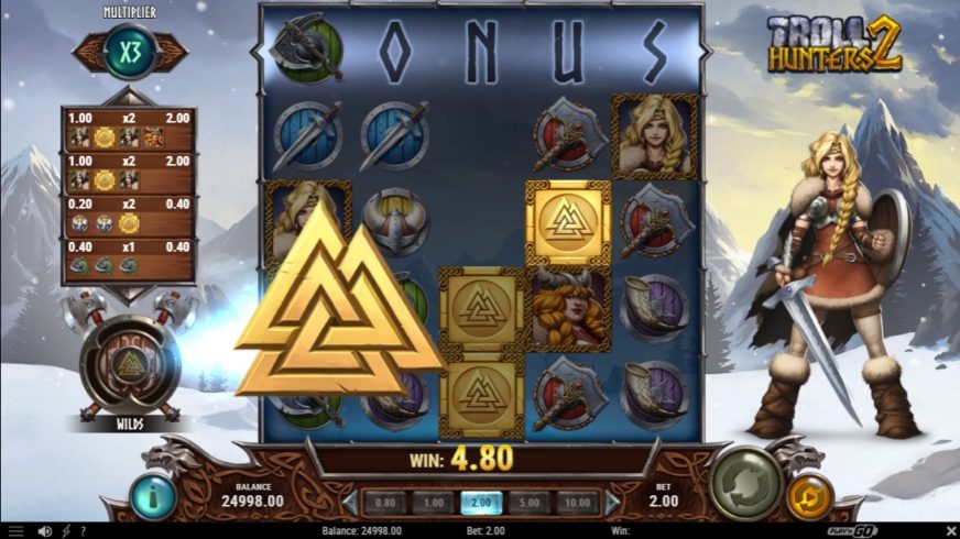 Troll Hunters 2 slot screen 2