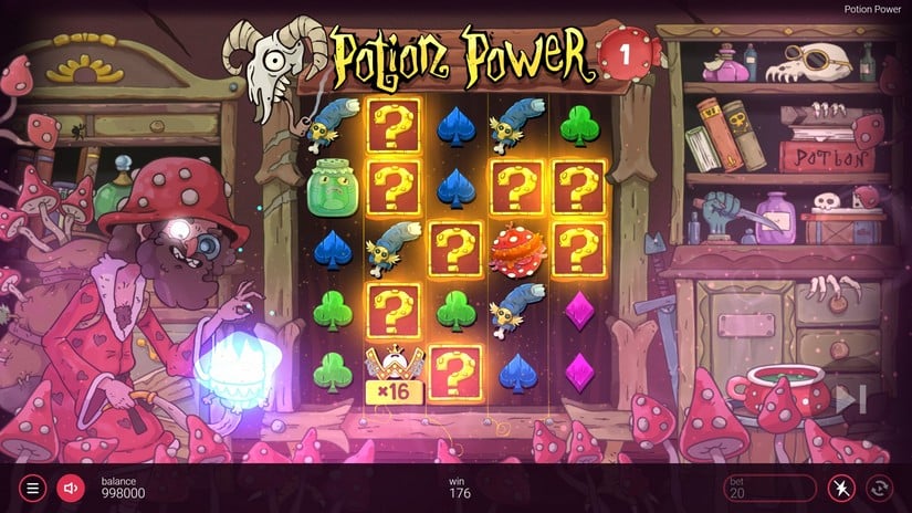 Potion Power slot screen 5