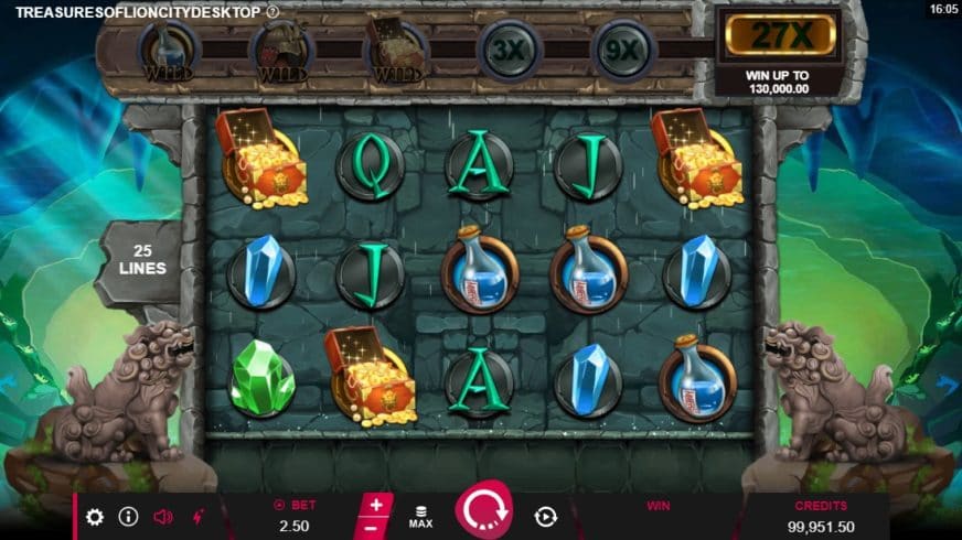 Treasures of Lion City slot screen 1