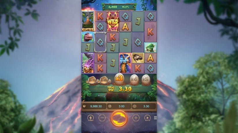 Jurassic Kingdom slot screen 3